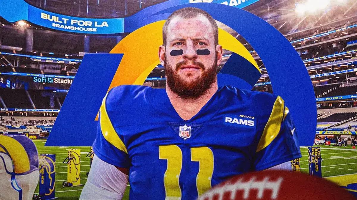 Los Angeles Rams quarterback Carson Wentz